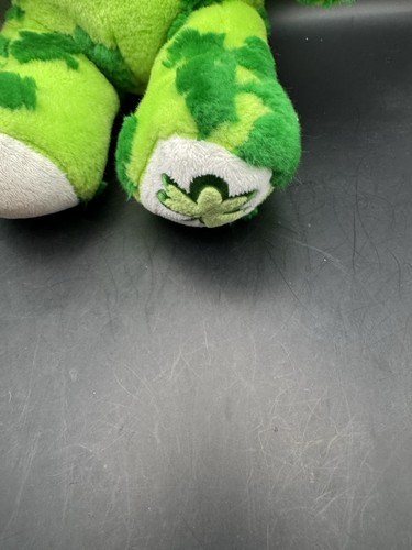 Build A Bear BAB St Patricks Day Irish Shamrock Clover Plush Stuffed Animal 2009 - Picture 2 of 8