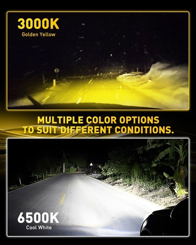 Adaptive LED Fog Lights with Toggle Color Switching - 600% Brightness Increase - Picture 4 of 9