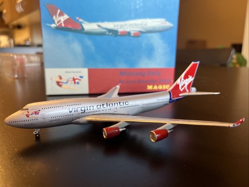 1:400 Virgin Atlantic Airways Boeing 747-400 G-VROC Magic Models - Picture 1 of 8