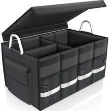 Kofferraumtasche Organizer Autobox Schwarze Auto Kofferraum Aufbewahrungsbox DE