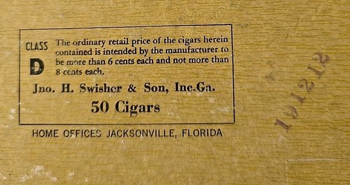 Vintage Wood Cigar Box King Edward The Seventh Swisher Jacksonville Florida - Picture 11 of 11
