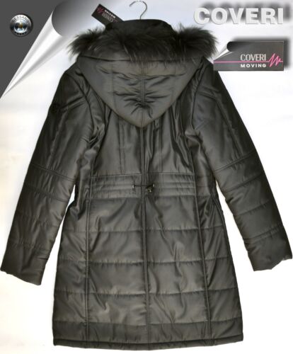 CAPPOTTO GIACCONE INVERNALE ENRICO COVERI COLORE GRIGIO ANTRACITE MISURA M - Imagen 2 de 5