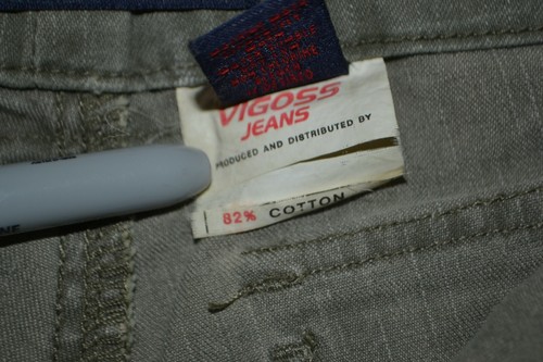 Vigoss Women's Camo Style 6 Pocket Olive Jeans Sz 3/4 - Picture 10 of 12