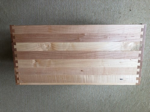 Kitchen cabinet drawer box, solid wood, 14 1/8 x 21 x 10 in - Picture 6 of 6