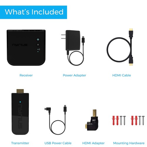 Aries Pro+Wireless HDMI Video Transmitter & Receiver to Stream 1080p up to 165ft - Picture 2 of 9