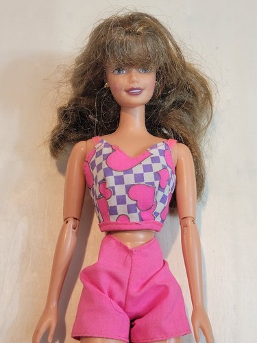 TERESA Barbie Doll Brunette Articulated  😍 💖 1990's Redressed VGUC C192 - Bild 5 von 9