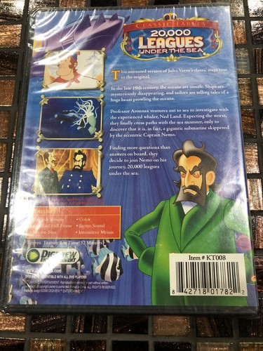 Classic Fables 20,000 Leagues Under The Sea Dvd - Picture 3 of 4
