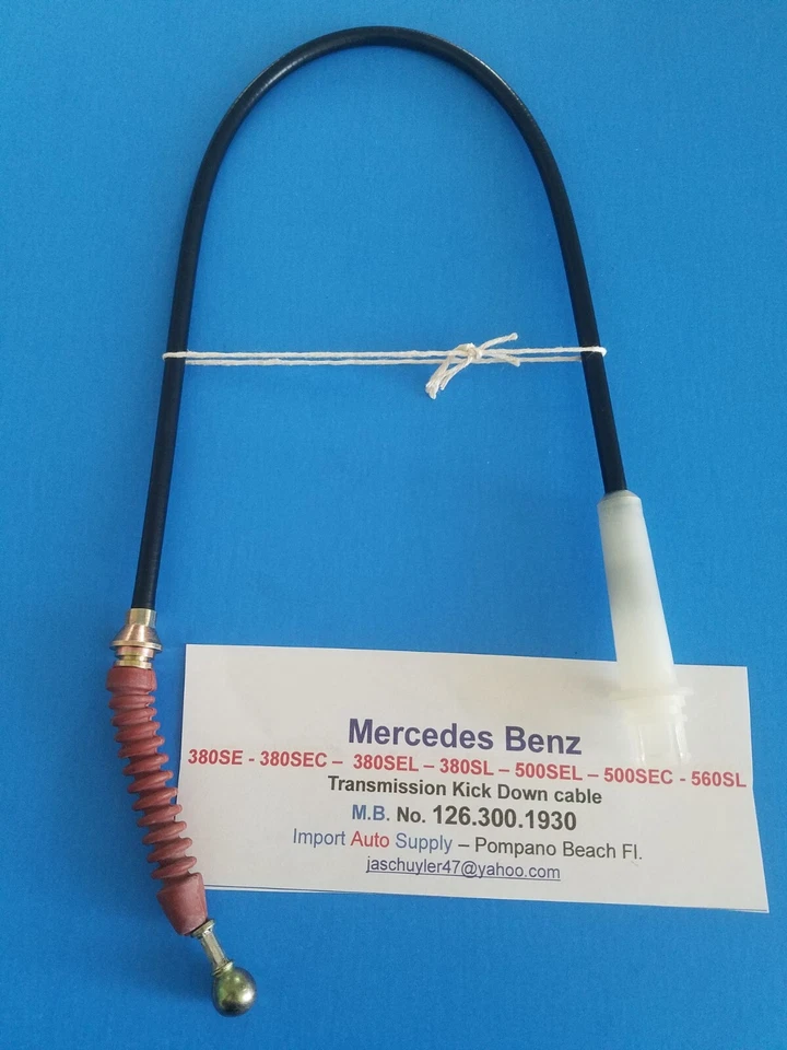 Откидной кабель коробки передач Mercedes Benz 380SE, SEC, SEL, SL, SLC 500SLC SEL, 560SL - Изображение 3 из 3