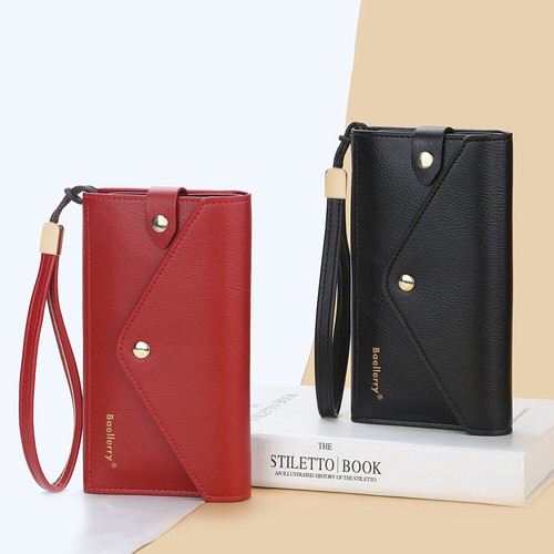 Women Ladies Leather Long Wallet Card Holder Purse Handbag Clutch RFID Blocking - Bild 10 von 28