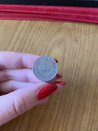 ANTICA MONETA ROMANIA 1 LEU 1924 HH - 第 2/2 張圖片