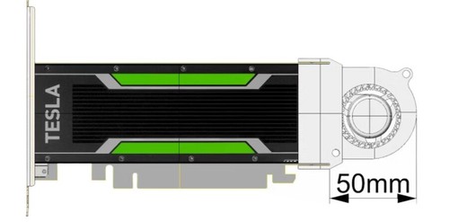 Nvidia Tesla Compact Blower Fan Kit for tesla P4 T4 M4 - Afbeelding 4 van 6