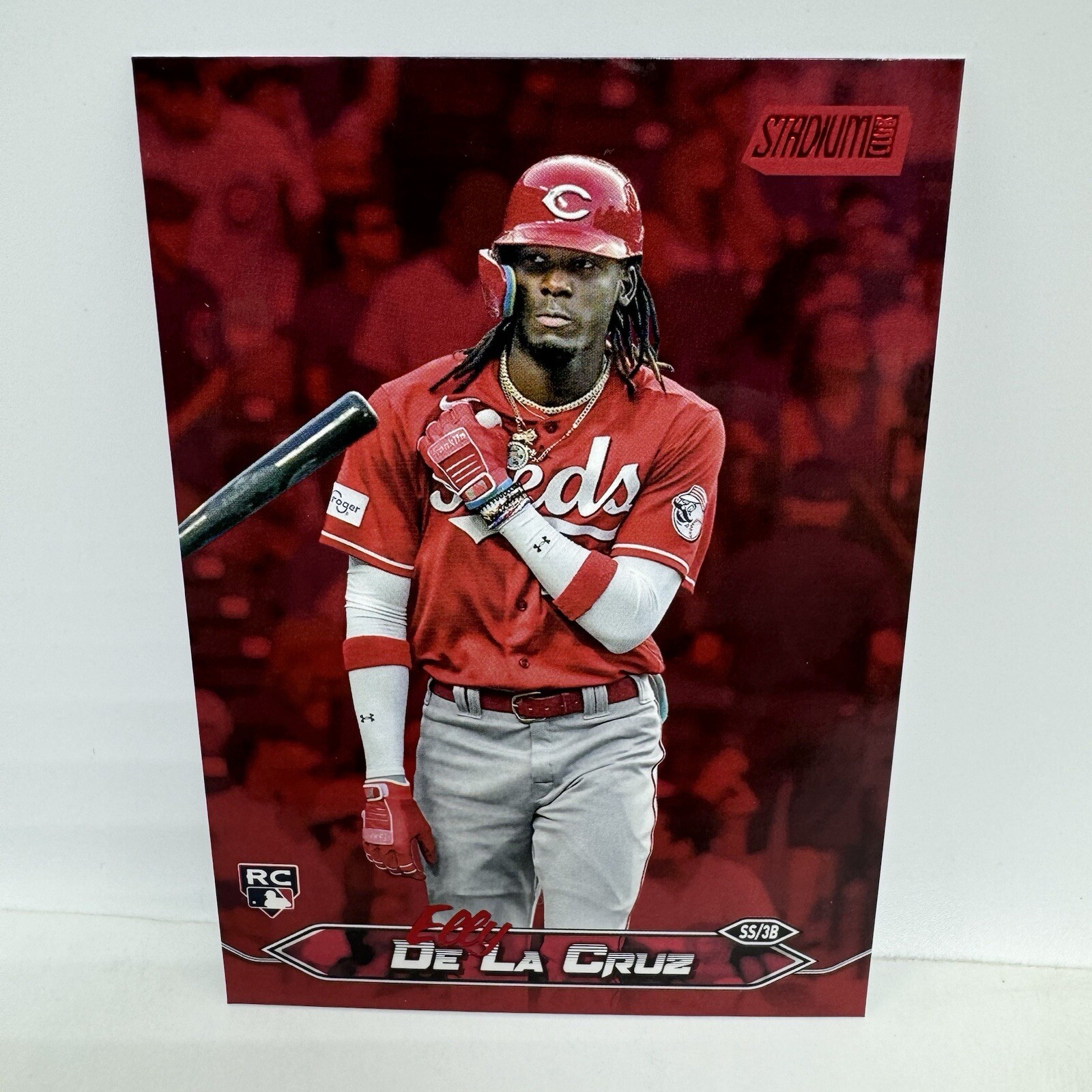 2024 Topps Stadium Club Elly De La Cruz Red Foil RC #48 MLB Cincinnati Reds