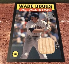 Topps 2021 Series 2 Wade Boggs 1986 All Star Relic Bat 46/199