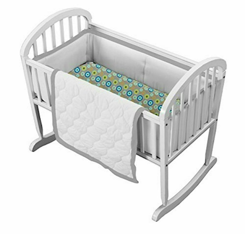 NEW Baby Doll Medallion Crib Comforter, Grey - Picture 2 of 2