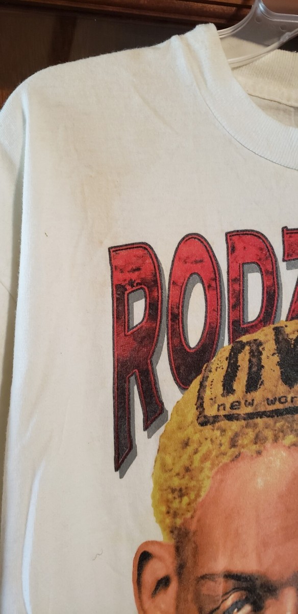 Vintage 1998 Iconic Dennis Rodman Rodzilla XL Graphic T Vintage 1998 Iconic Dennis Rodman Rodzilla XL Graphic T
