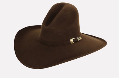 GUS ~ Dark BROWN ~3X Wool Felt HAT~ 4.5 