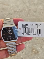 Casio MTP-B140D-1AVDF Men s Watch Stainless Steel 50M Water Resistant Japan