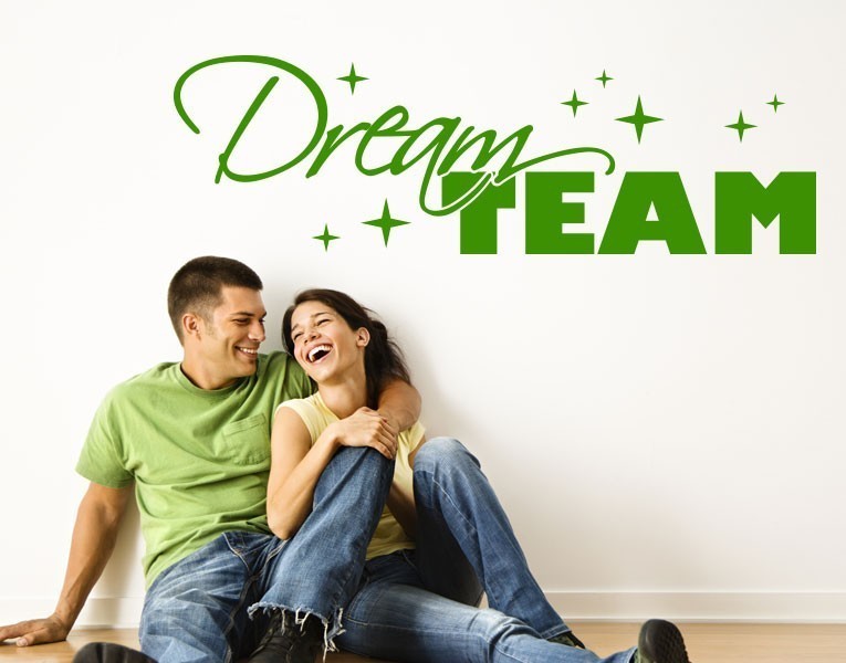 Dream Team - Highest Quality Wall Decal Sticker Dream Team - Highest Quality Wall Decal Sticker