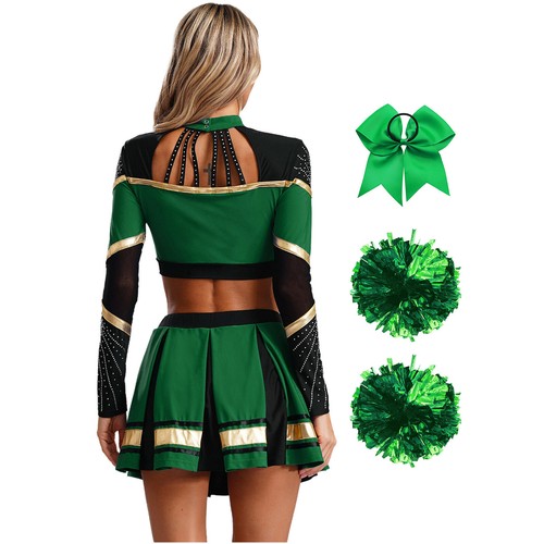 Women Suit Schoolgirl's Set Dance Outfit Halloween Adult Mock Neck Uniform - Bild 28 von 71