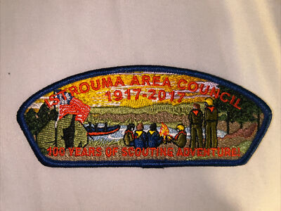 Mint CSP Istrouma Area Council 100th Anniversary 1917-2017 Blue Border
