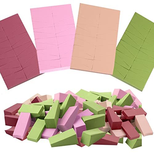 Makeup Wedges 96Pcs Makeup Blenders Sponges Soft Sponge Cosmetic Puff Small W... - Picture 1 of 7