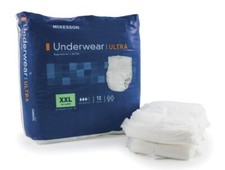 McKesson Ultra Adult Absorbent Brief 2XL 68''-80'' Heavy Absorb -96/Pack