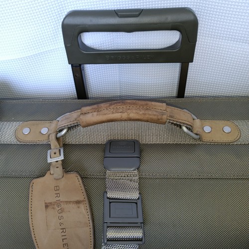BRIGGS & RILEY Gepäck Kleidersack olivgrün Nylon/Leder 24" auf Rollen - Bild 11 von 21