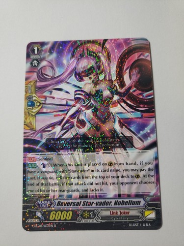 Cardfight!! Vanguard G-BT08/033EN R - Reversal Star-vader, Nobelium Rare CFV NM - Picture 1 of 8