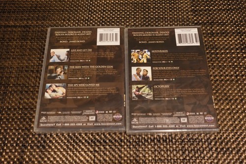 Lot 2 New 007: The Roger Moore Collection DVD Sets, 6 Movies : Vol 1 + Vol 2 - Picture 2 of 2
