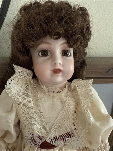 Antique French Doll Reproduction Doll Artist Made By Tina R 1993