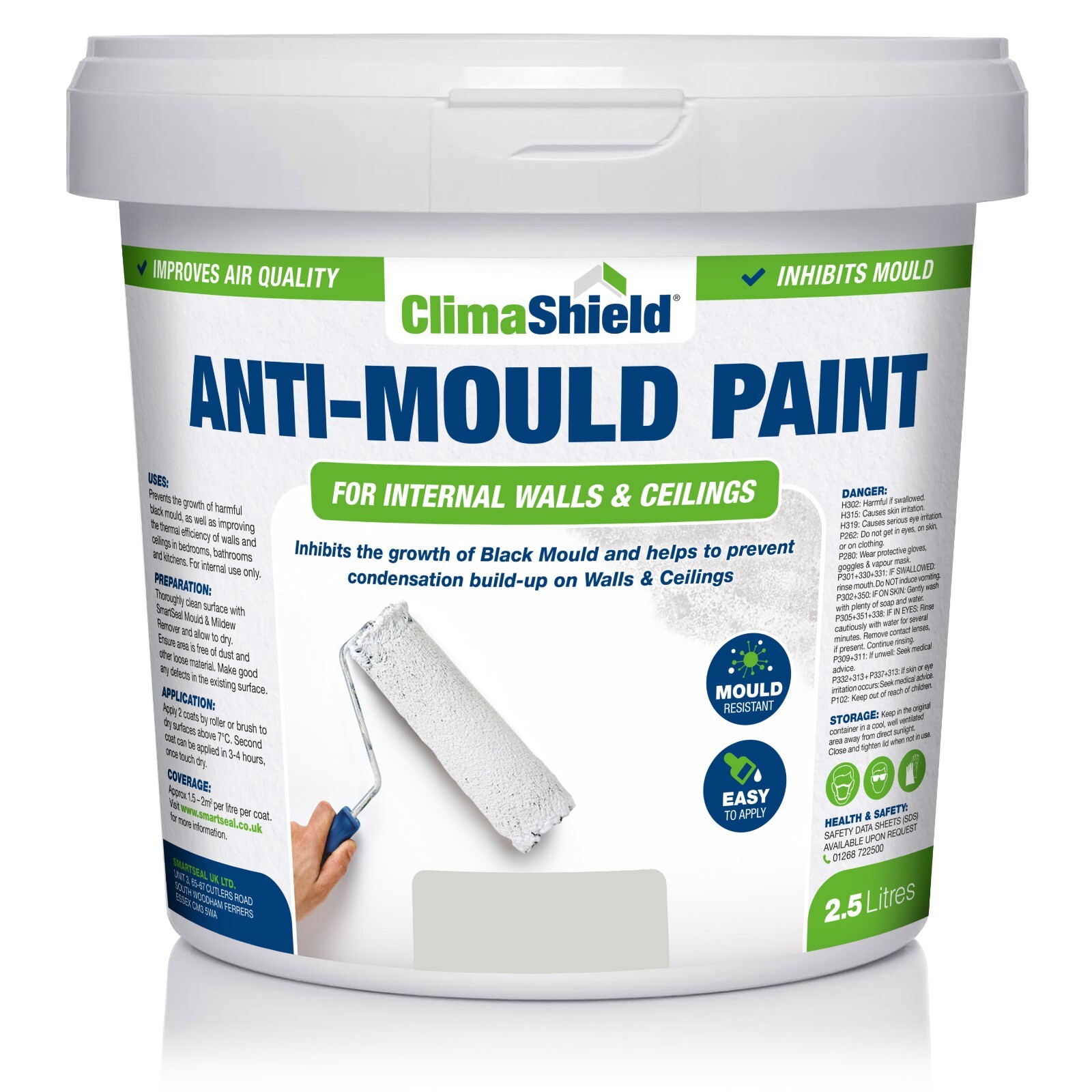 Anti Condensation Paint Mould & Mildew inhibitor for Kitchens Bathrooms 2.5L 5L eBay
