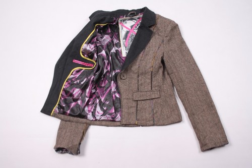 St-martins Tweed Blazer 'No owls!' size 38/M - Picture 2 of 13