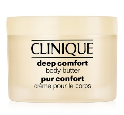CLINIQUE DEEP COMFORT BODY BUTTER CREAM 6.7 OZ / 200 ML FULL SIZE JAR NWOB READ!
