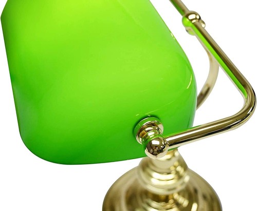 Bankers Lamp 15" Retro Classic Traditional Table Desk Light - Picture 2 of 5