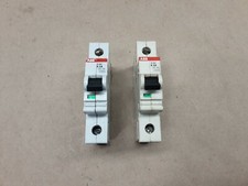 Lot of 2 ABB S281 K6A Circuit Breaker 1 Pole 6A 230/400 #1004J59
