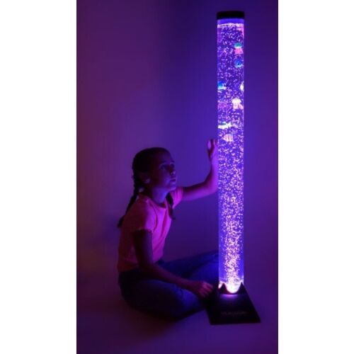 4FT Aquarium Bubble Tube-3-in Plasma Ball Combo creates dynamic sensory display. - Picture 3 of 8