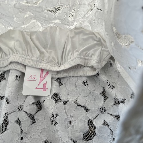 Jack By BB Dakota Oregano Lace Top in White Size XS NWT - Picture 6 of 9