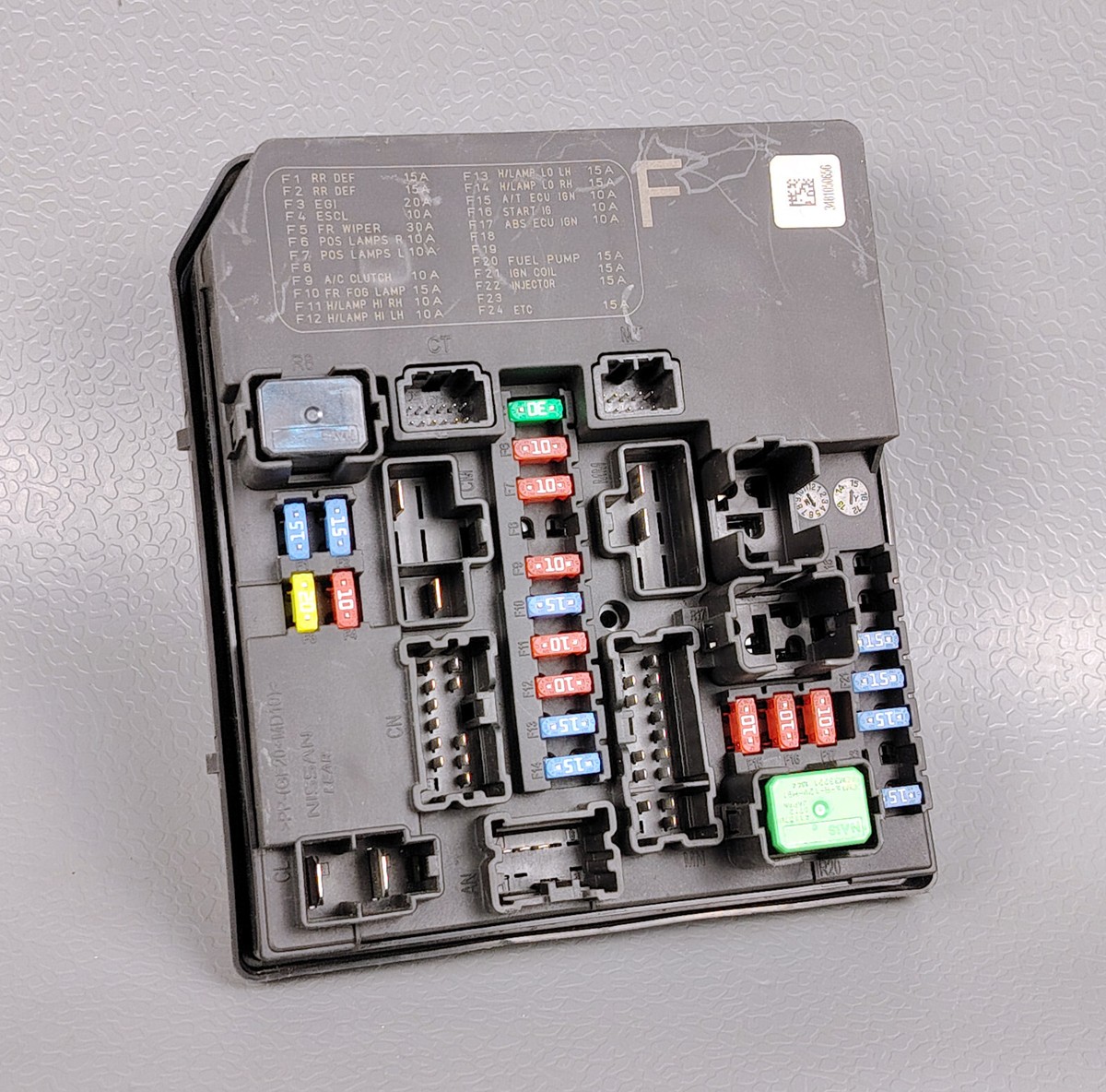 2014 NISSAN Serena c26 CONTROLLER UNIT IPDM ENGINE ROOM fuse