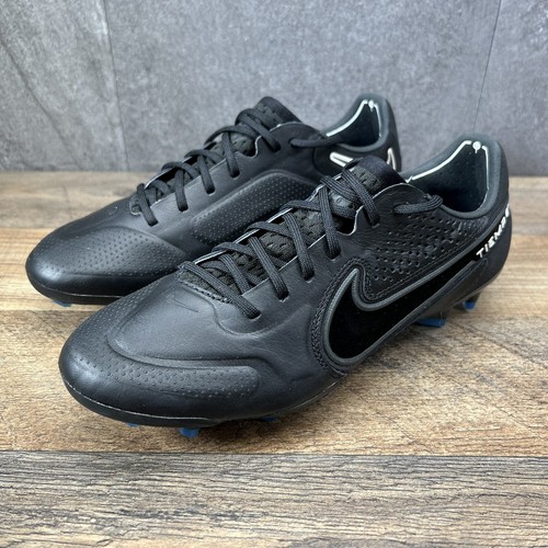Nike Legend 9 Elite FG Size 9 Womens Black Dark Smoke Grey Soccer Cleats - Picture 4 of 11