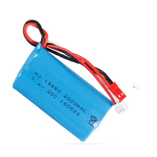 JST Plug 7.4V 2000mAh 20C Batería Li-po para WLtoys 4 Ruedas Tracción RC Coche Off-road - Imagen 2 de 7