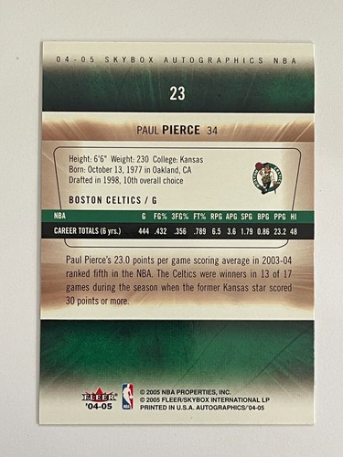 2004-05 Skybox Autographics NBA Basketball *Pick Your Card* - Picture 43 of 115