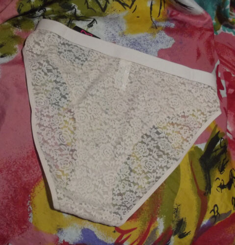 3 NUEVAS BRAGAS DE BIKINI MAIDENFORM DM205C EGV PURE COMFORT ENCAJE PIERNA ALTA M/6 - Imagen 2 de 2