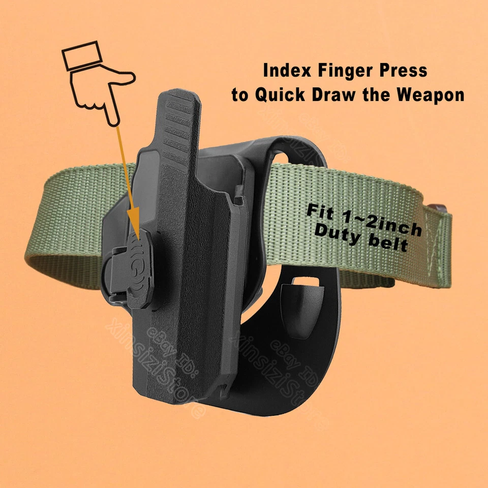 Coldre EC9 LC9S compatível com Ruger LC380 LC9 LC9S EC9 EC9S 9 mm .380 LC EC 9 tático - Imagem 4 de 4