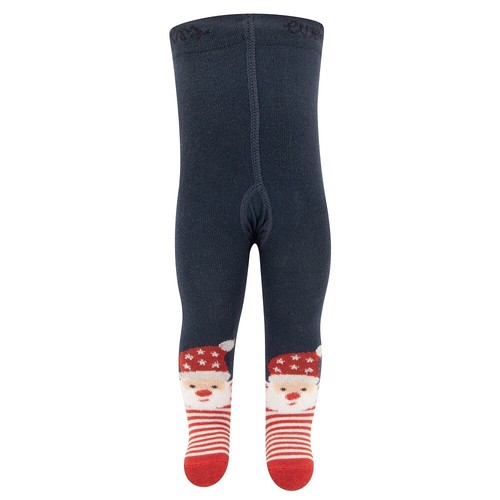 ✿ EWERS ✿ Baby Jungen Strumpfhose Weihnachten NIKOLAUS blau Gr.56-86 #905288 - Bild 1 von 3