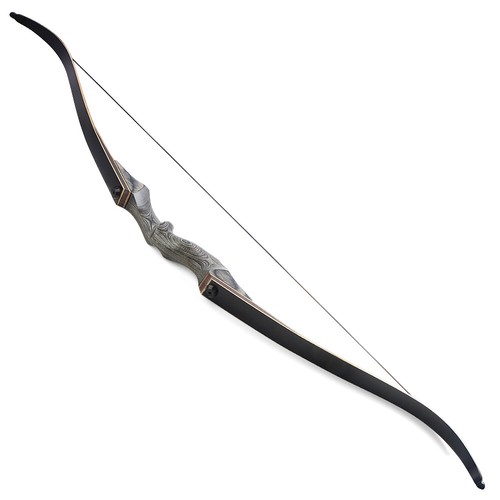 60'' Archery Recurve Bow 20-60lbs Limbs Wooden Takedown Bow RH LH Hunting Target - Picture 5 of 19