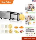 Electric French Fry Cutter,French Fry Cutter Stainless Steel with 1/2 & 3/8 I...