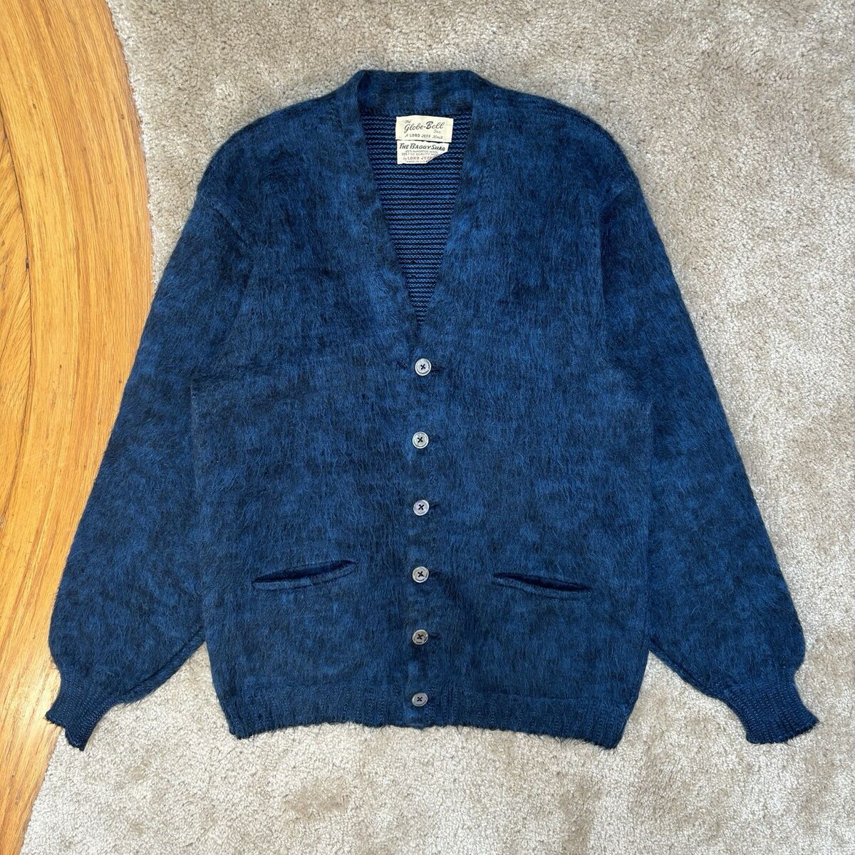 Vintage 1960s Mohair The Baggy Shag Lord Jeff Cardigan Vintage 1960s Mohair The Baggy Shag Lord Jeff Cardigan