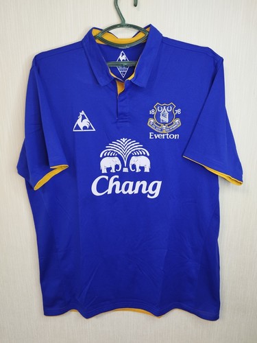Gr. L Erwachsene Everton Fußball Trikot Le Coq Sportif Home Shirt 2011/2012