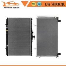 Radiator And AC Condenser Fits 2017 2018 2019 2020 Toyota Sienna Aluminum