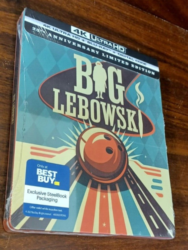 The Big Lebowski 4K Steelbook (4K+Blu-ray)-NEW (Sealed)-Free Box Shipping - Picture 6 of 8